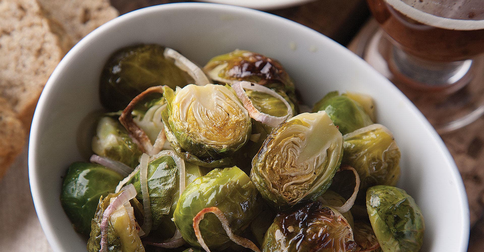 Cooking with Beer: Spicy Tripel Brussels Sprouts