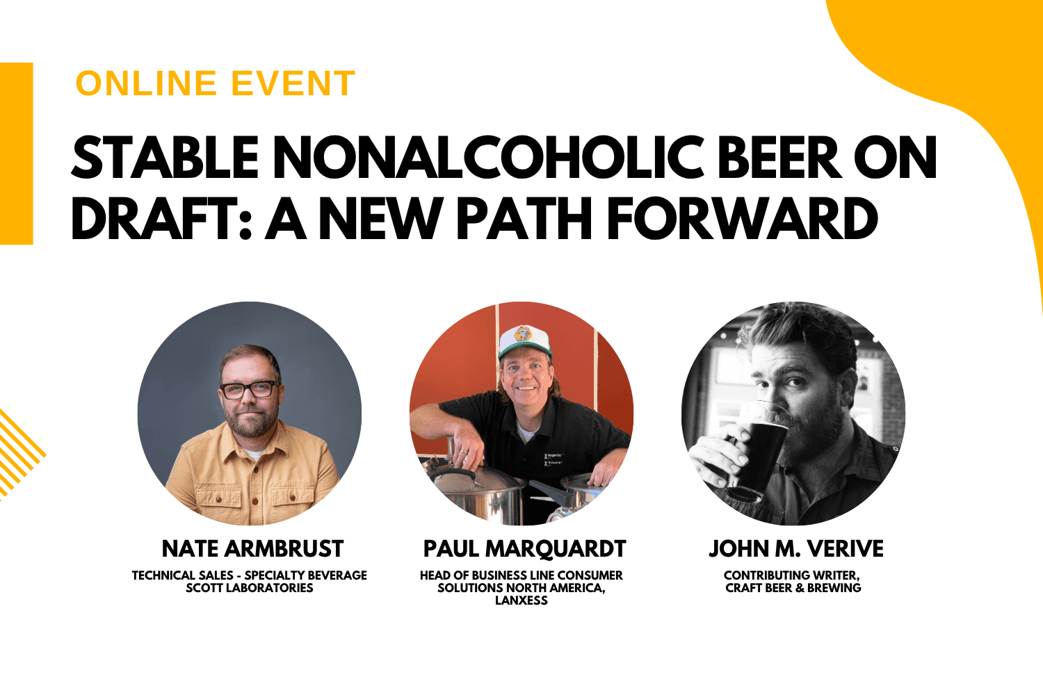 Stable Nonalcoholic Beer on Draft: A New Path Forward